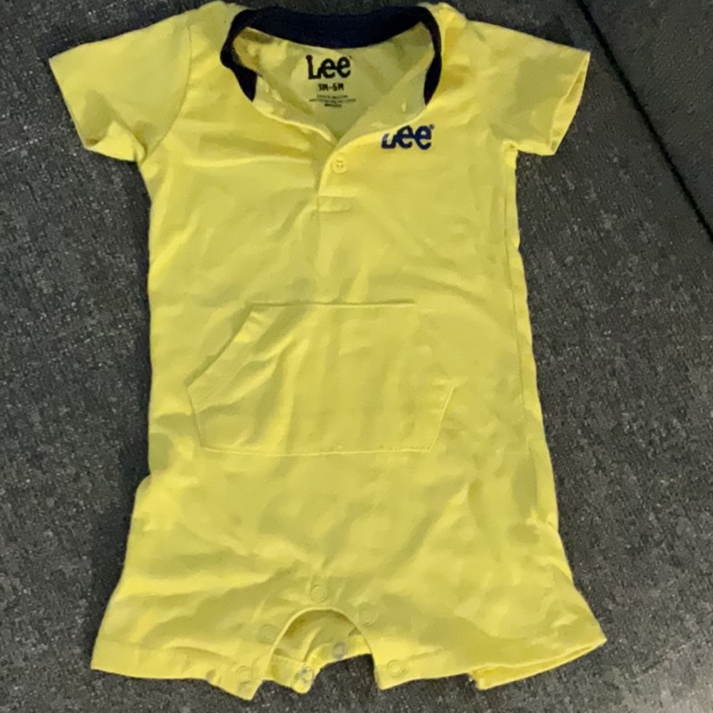 Lee Bright Yellow Infant Romper